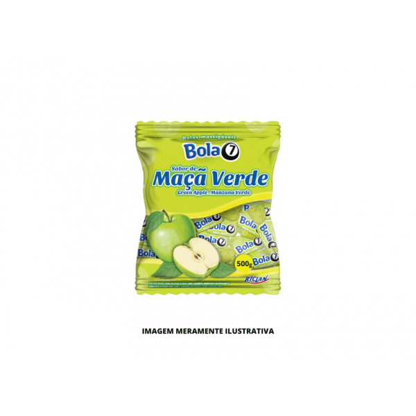 BALA - RICLAN - 500g MASTIGAVEL BOLA 7 MACA VERDE